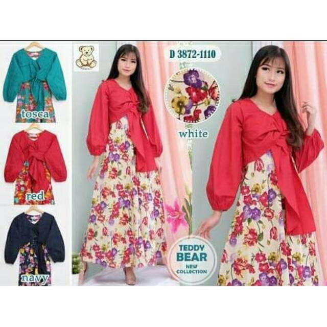 Gamis Muslimah Dewasa Teddy Bear