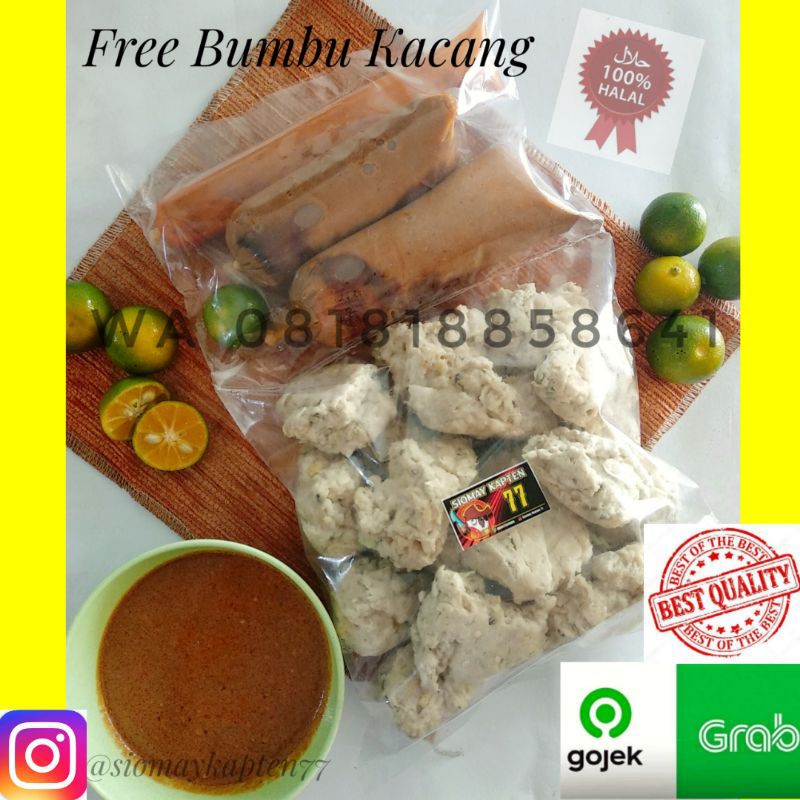 

SIOMAY IKAN TENGGIRI-ISI 20 PCS,HARGA TERCANTUM 3.500/PCS