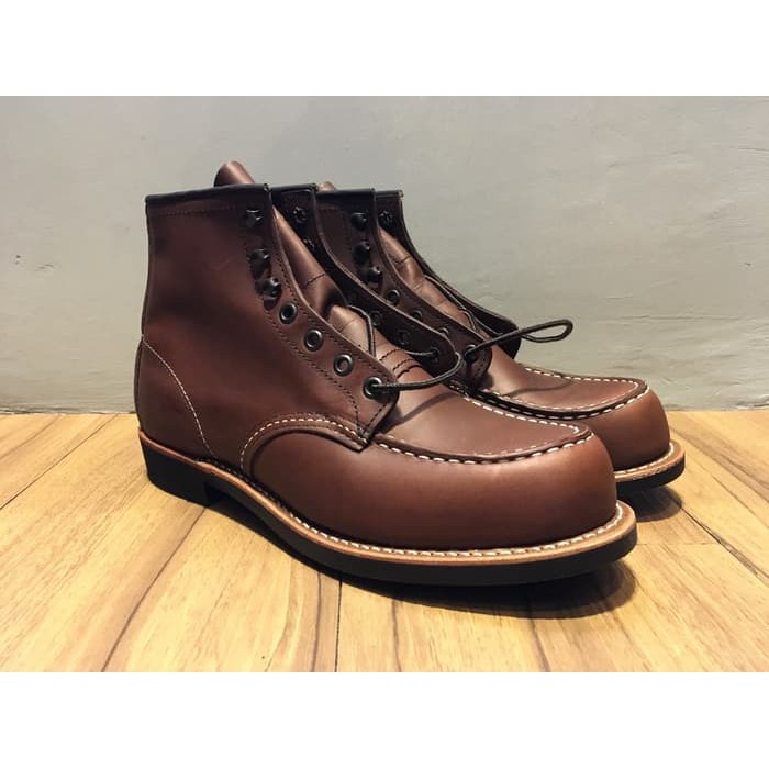 I68E2 Sepatu Pria Boots Safety  California Safety Tracking Hiking And Touring  Anthonie   Red Wing