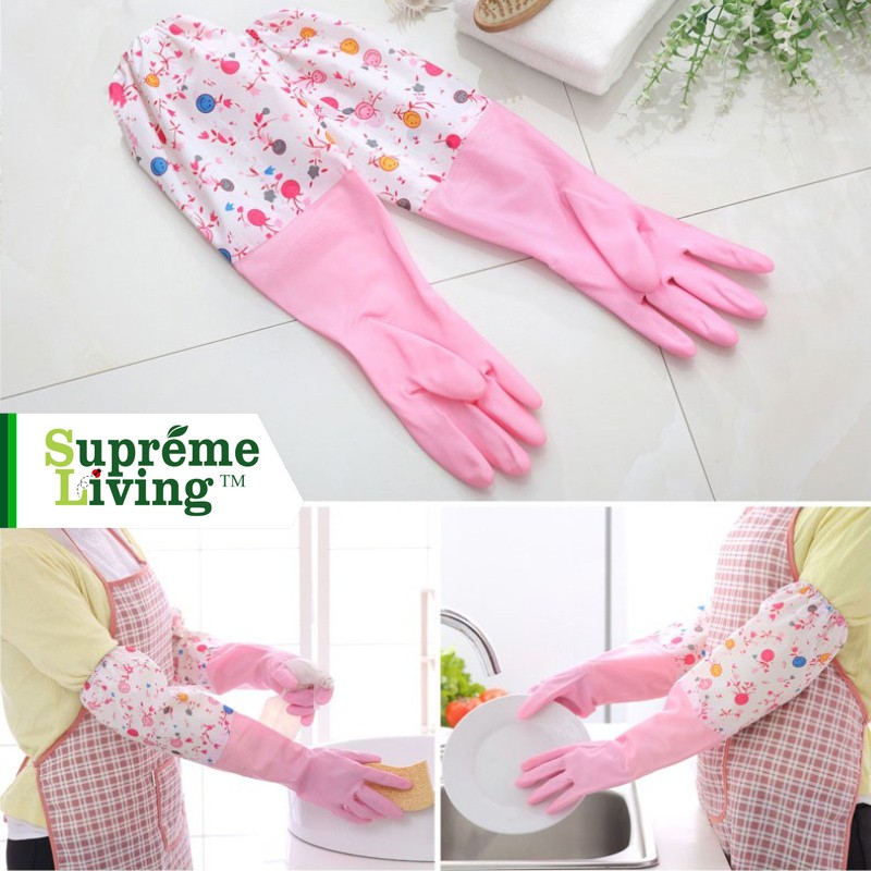 Rubber Cleaning Gloves Sarung Tangan Karet Cuci Piring Baju