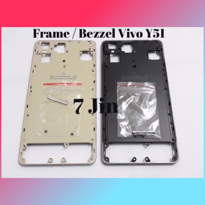 Frame Tulang Tengah Bezzel Penutup Mesin Vivo Y51 Y51L Original