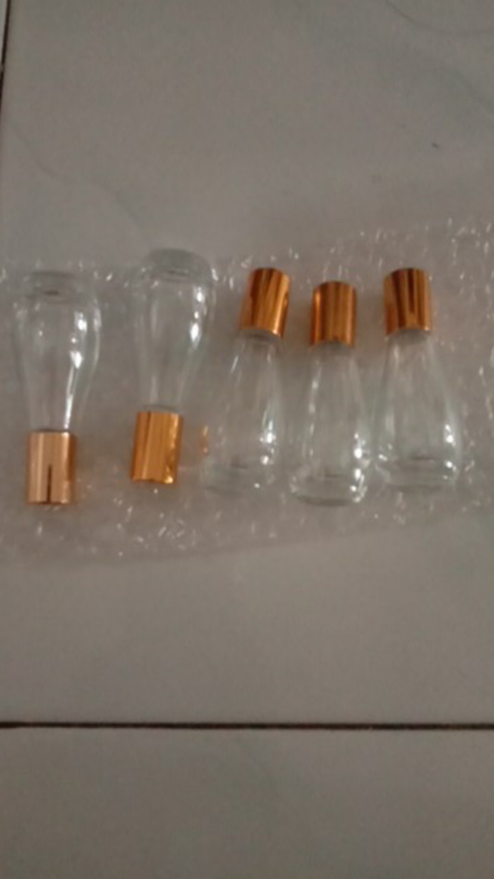 Botol Rollon Oval Kaca Clear Dan Doff Kemasan Botol Kaca Perfume Isi Ulang Minyak Wangi Aromatherapy