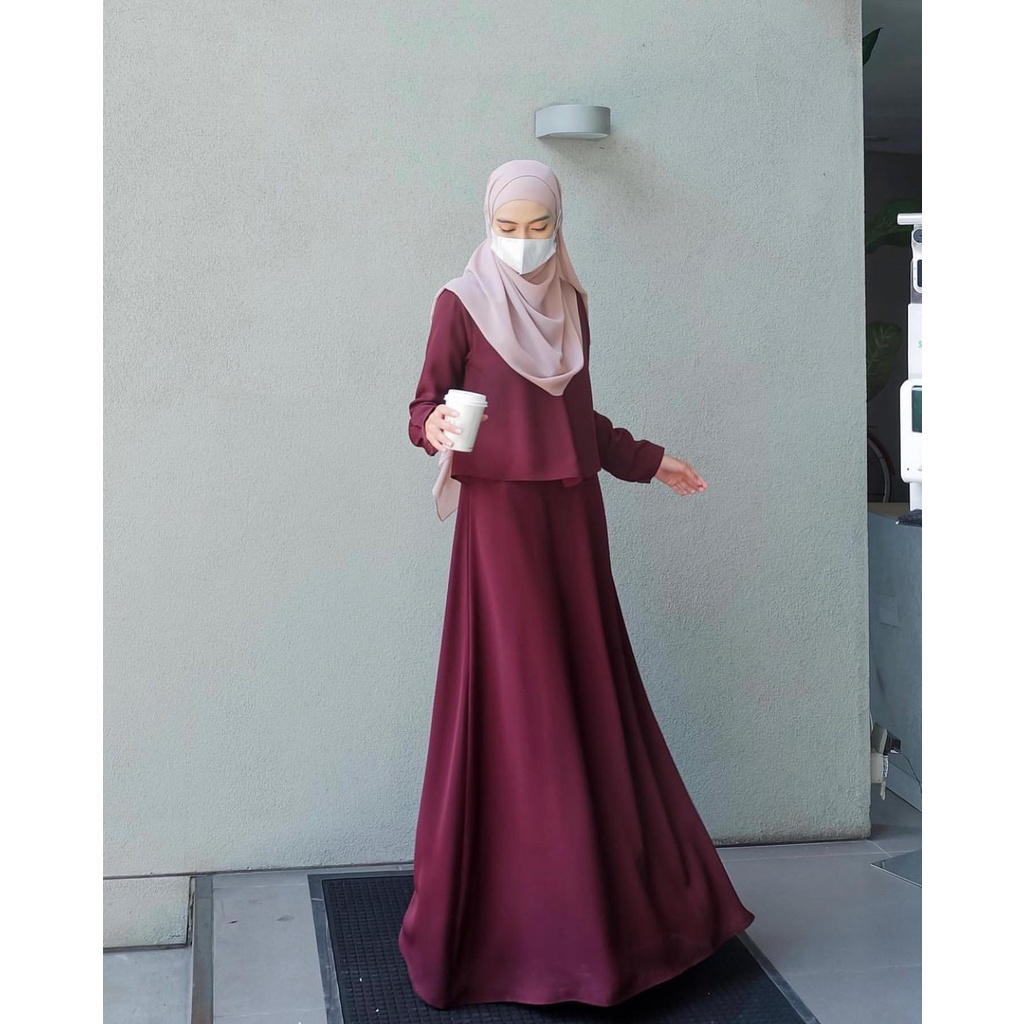 (MSB) GAMIS GANESA DAILY LONG DRESS REMAJA WOLFIS