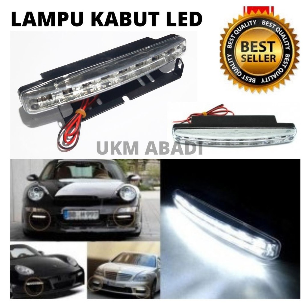 Lampu Kabut Mobil Fog Light Daytime LED 6000K 12V LDN 1 Pcs 111123