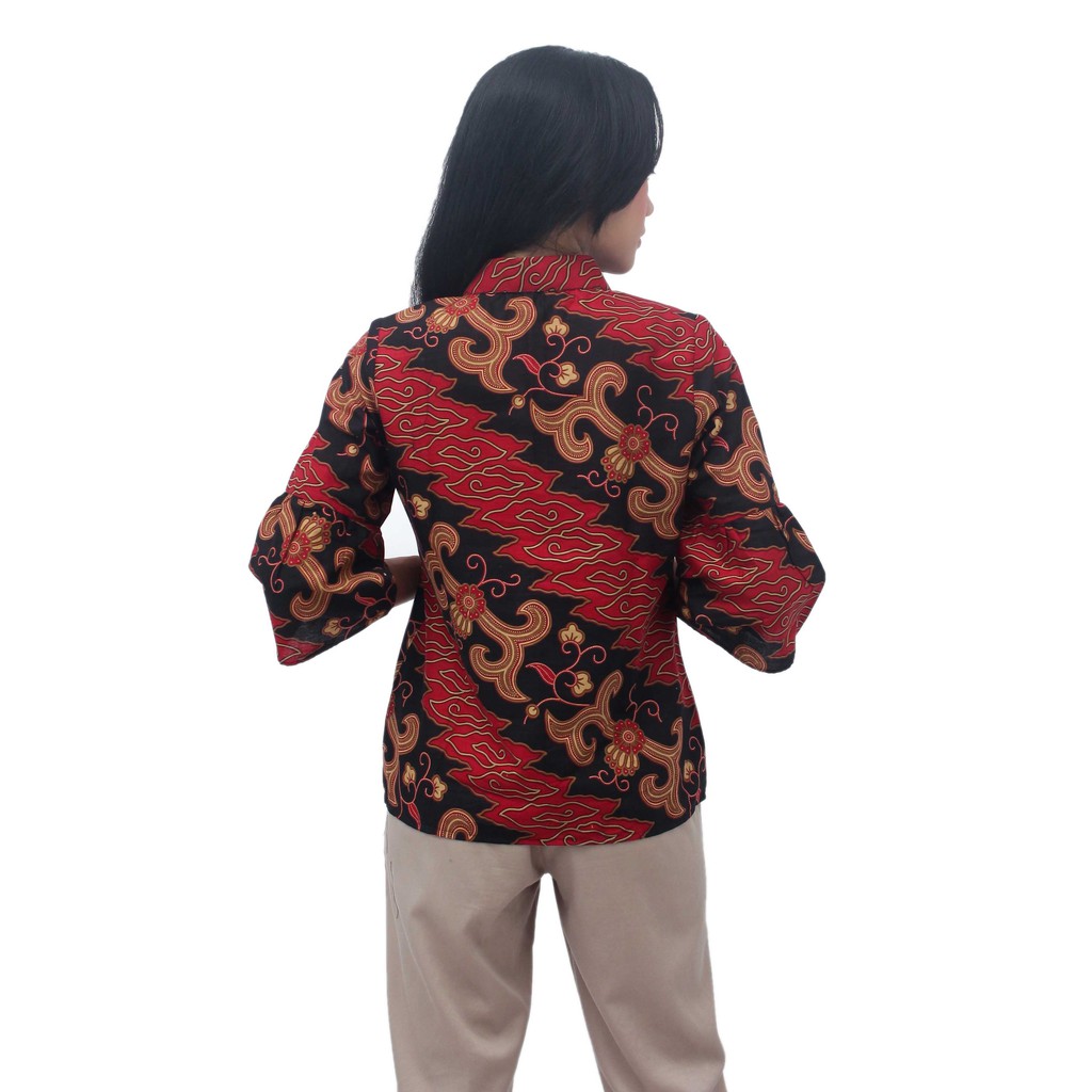 Batik Wanita Moderan Atasan Blouse Batik Dua Putri