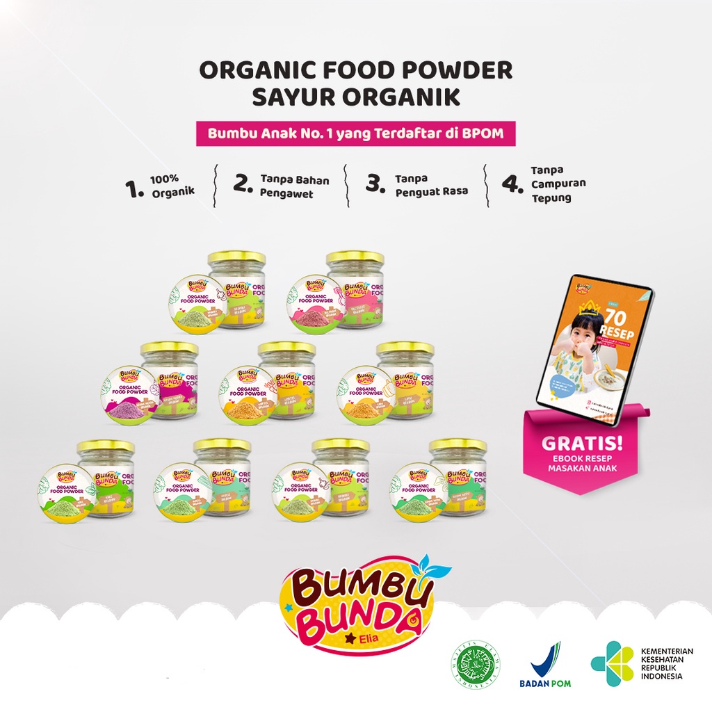

BUmbu Bunda By Elia - Food Powder Sayuran MPASI