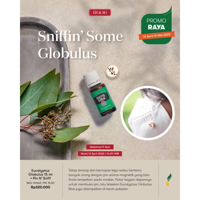 Masker Pin Young Living