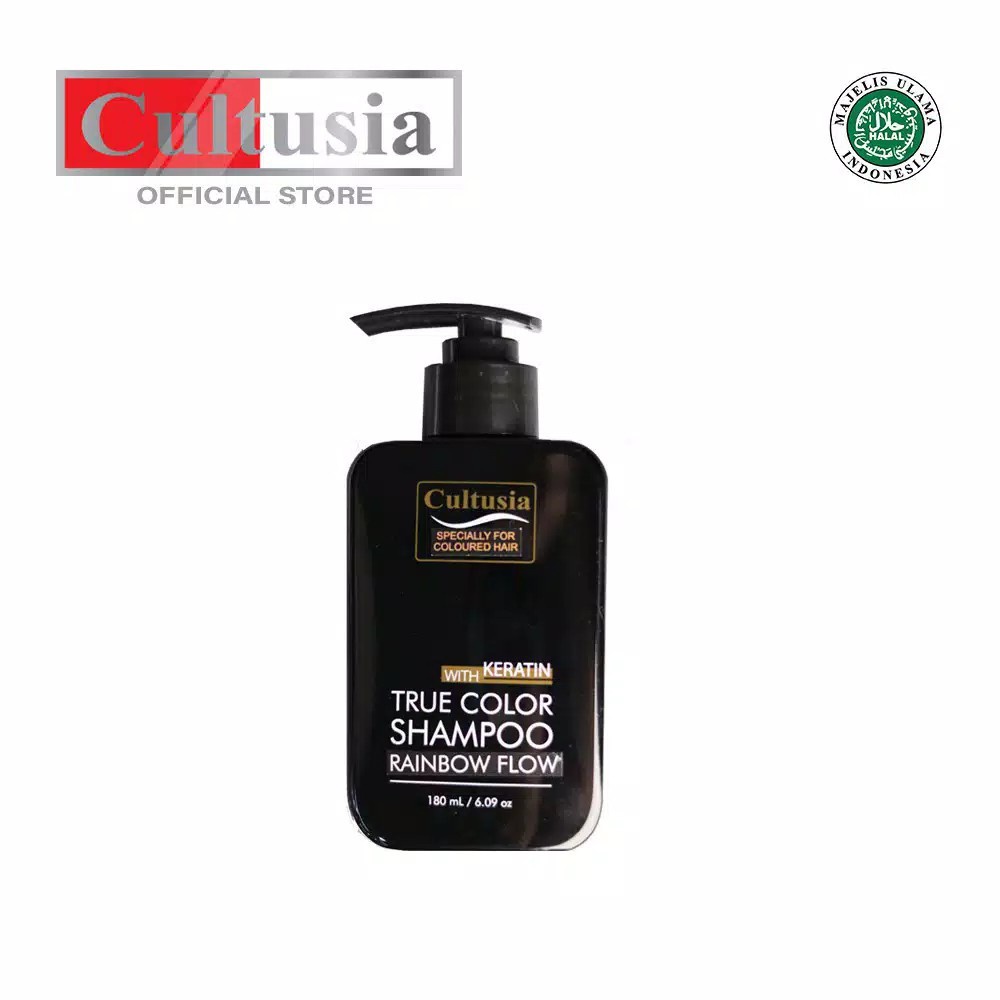 CULTUSIA TRUE COLOR SHAMPOO WITH KERATIN - 180ML