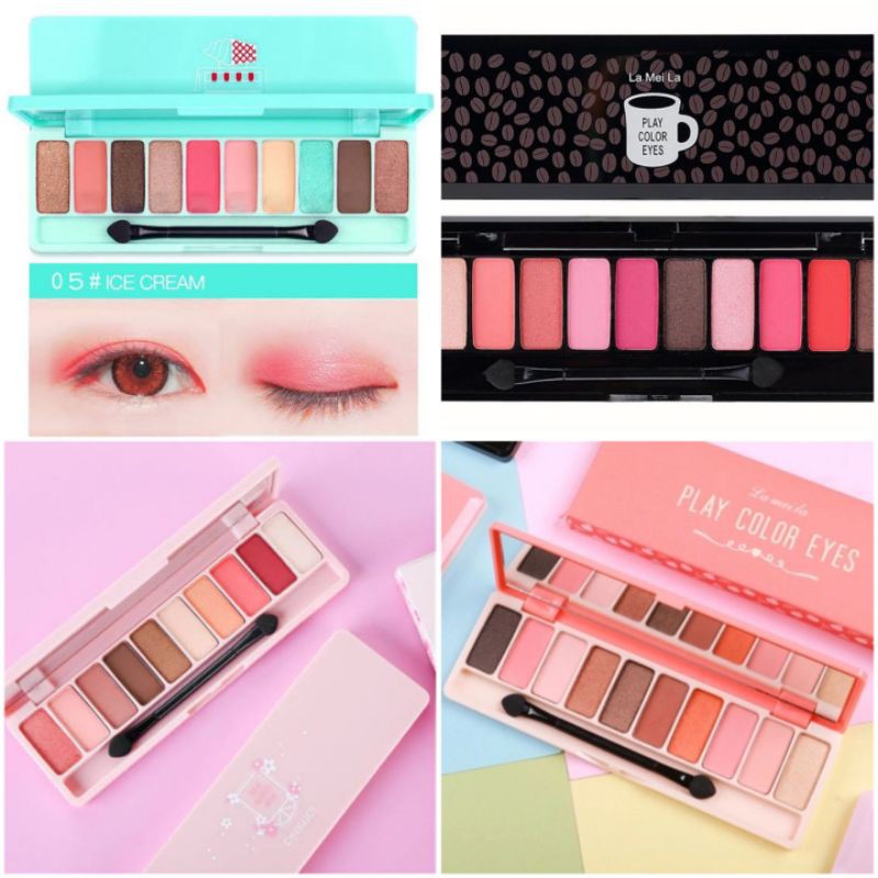 PLAY COLOR Eyeshadow Set Makeup Set Kosmetik Mata Make Up