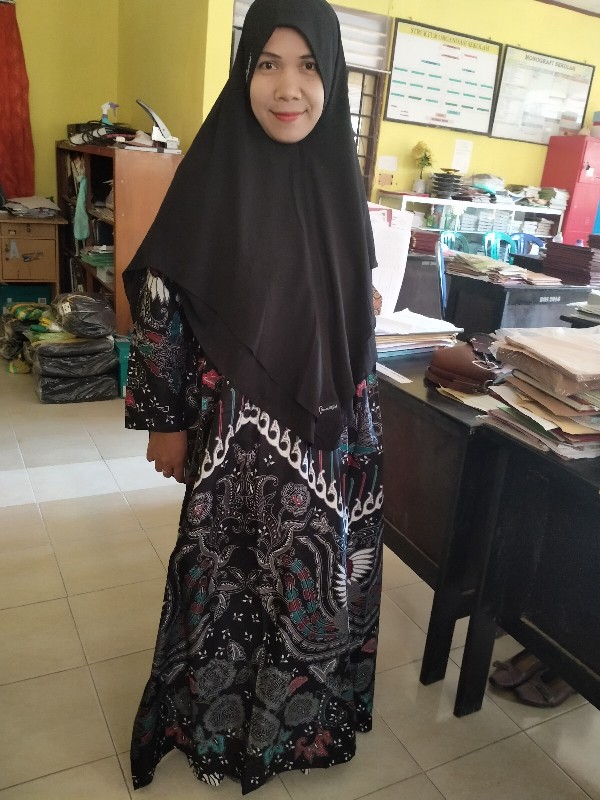 Ms Gamis Batik Sriwedari Maxi Jumbo Bumil/busui Katun Sogan Allsize Ld 104 Dan 120.