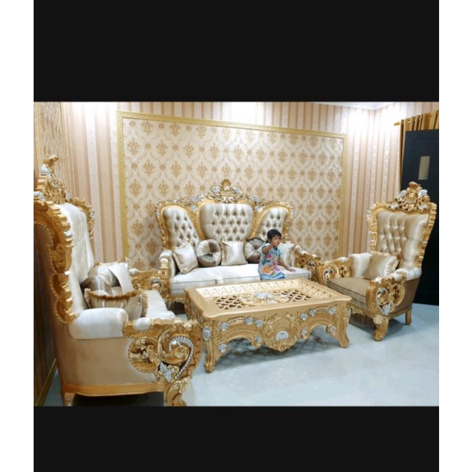 Paket kursi tamu bellagio sofa tamu bellagio dan tempat tidur princess dipan princess jati mebel jep