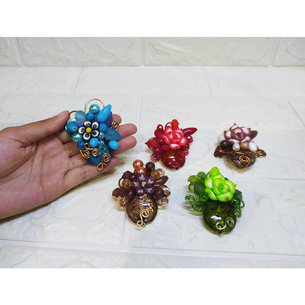 Bross Akrilik Fancy KECIL - Bros - Peniti - Aksesoris Mewah Murah