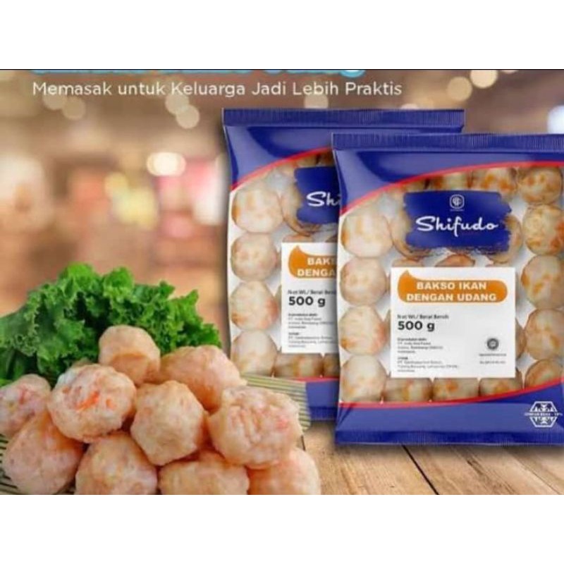 

Bakso ikan dengan udang 500 gram