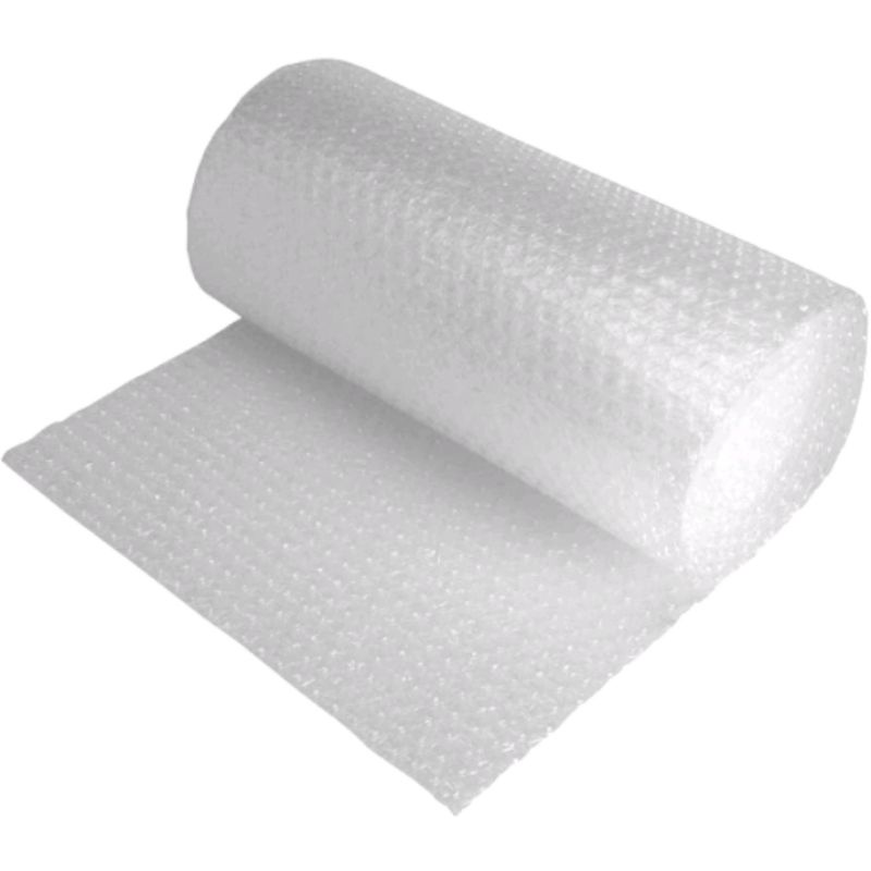 

buble wrap + kardus