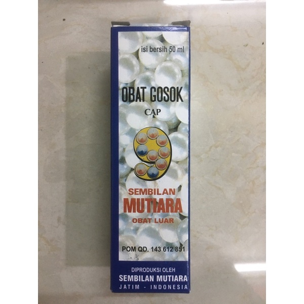 Obat gosok 9 mutiara 50 ml
