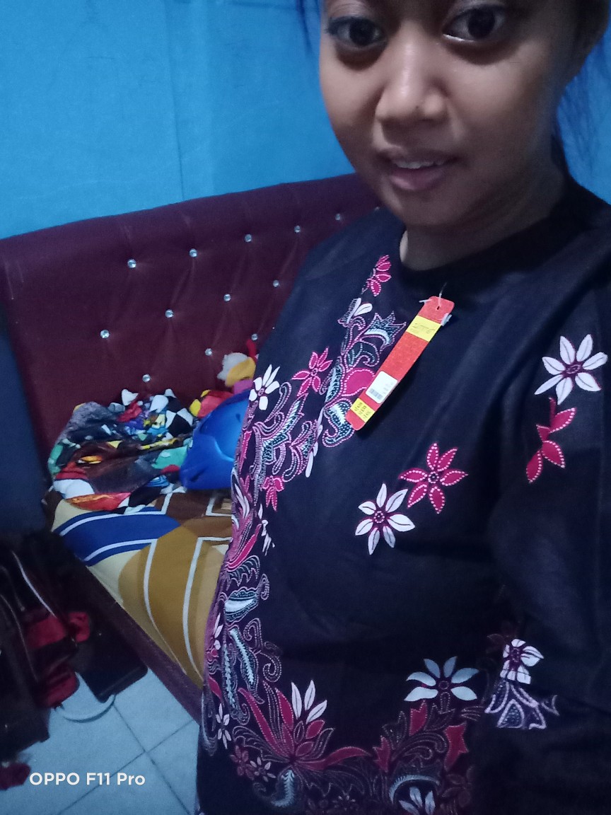 Bs37 Couple Atasan Batik Modern Pria & Wanita Full Katun M L Xl