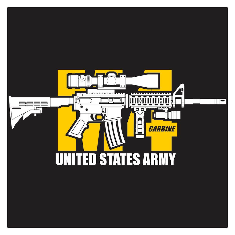 Carbine M4 Series 8 Cutting Sticker