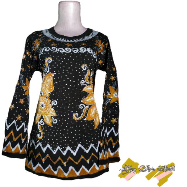 Kaos panjang wanita batik tulis Tuban