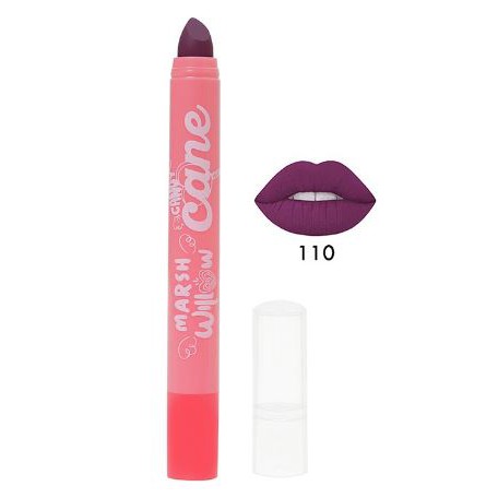 Marshwillow Candy Cane Matte Lip Crayon Red Ver 110 by Natasha Wilona, Lipstik