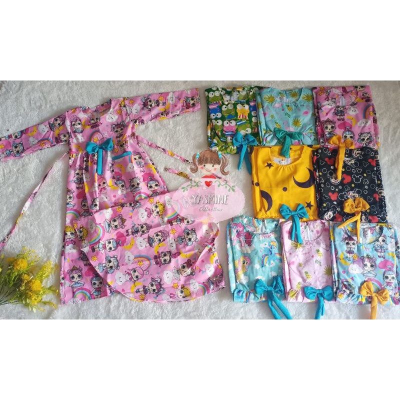 PROMO GAMIS ANAK 2-5 THN BAHAN POLY MIKRO GROSIR ECER TERMURAH