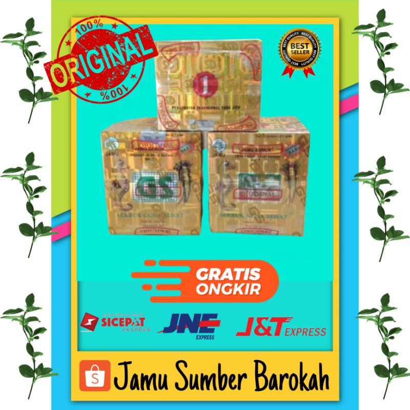 

Jamu Gemuk Sehat GS no 1 Penambah Napsu Makan isi 25 Sachet Original