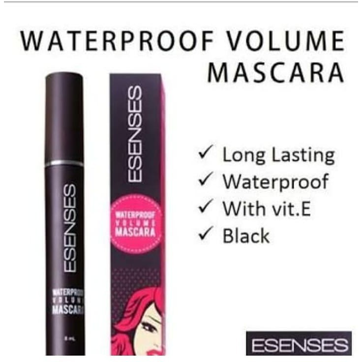 Esenses Mascara Waterproof Volume Mascara Black | Stay On Eyeliner Waterproof | Perfecting Pen Eyeliner