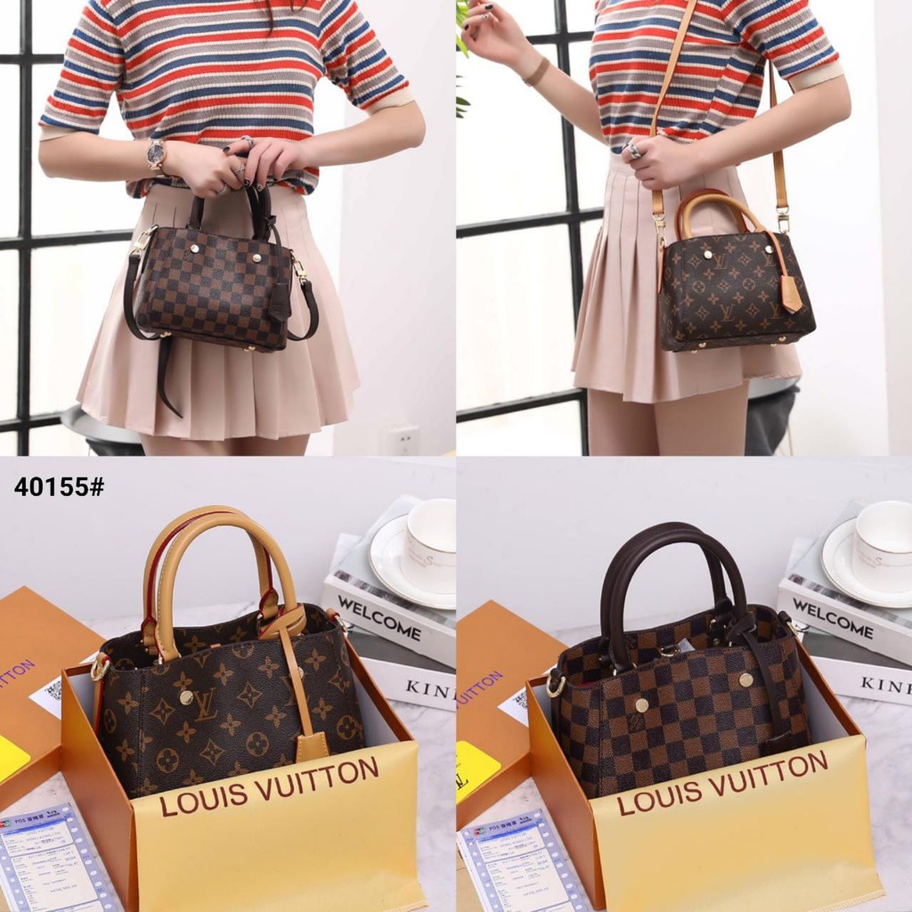 Tas Lv Louis Vuitton Montaigne BB 40155 PLM 94 batam impor 