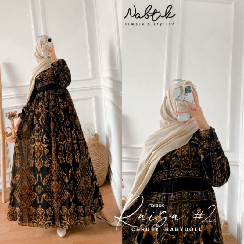 RESTOK RAISHA #2 GAMIS ORI BY NABTIK