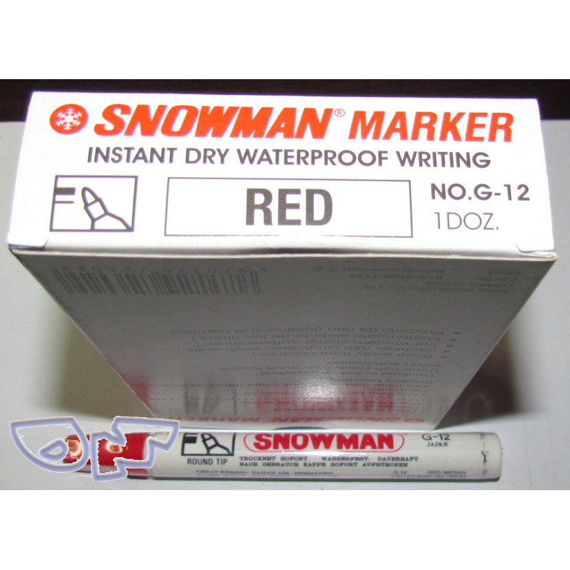 

Spidol Permanen Marker Snowman