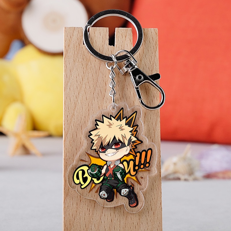 Gantungan Kunci Desain Anime Peripheral My Hero Academia Valley Ikubaku Katsuki Bahan Akrilik 40 Gaya