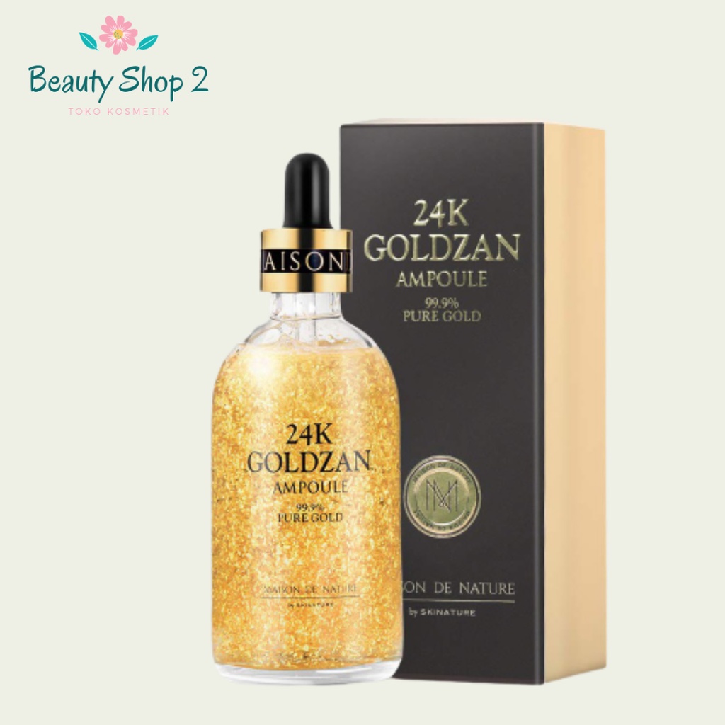 Serum Goldzan Serum Wajah Emas 24K Ampoule Pure Gold Essence Anti Aging / Serum / SERUM GLOWING GOLD