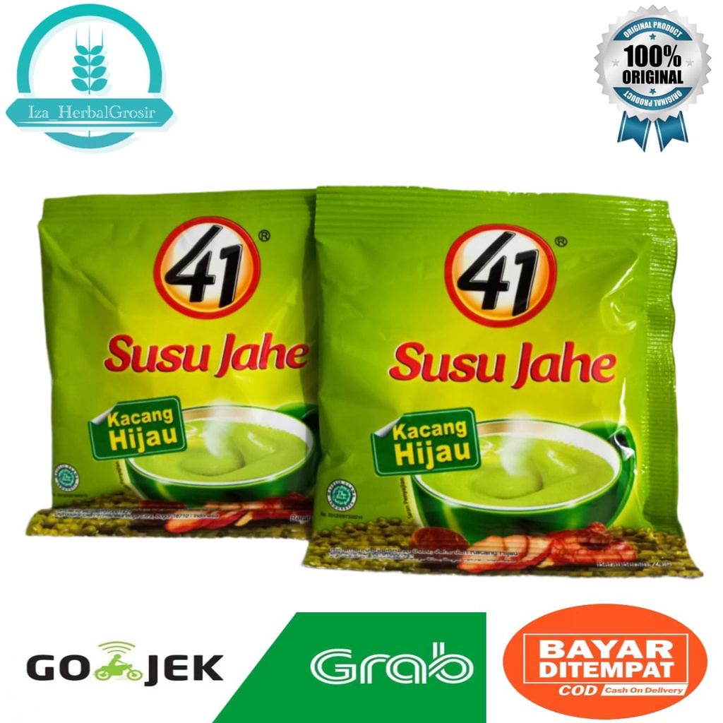 Susu Jahe KACANG HIJAU 41 [Per SACHSET]