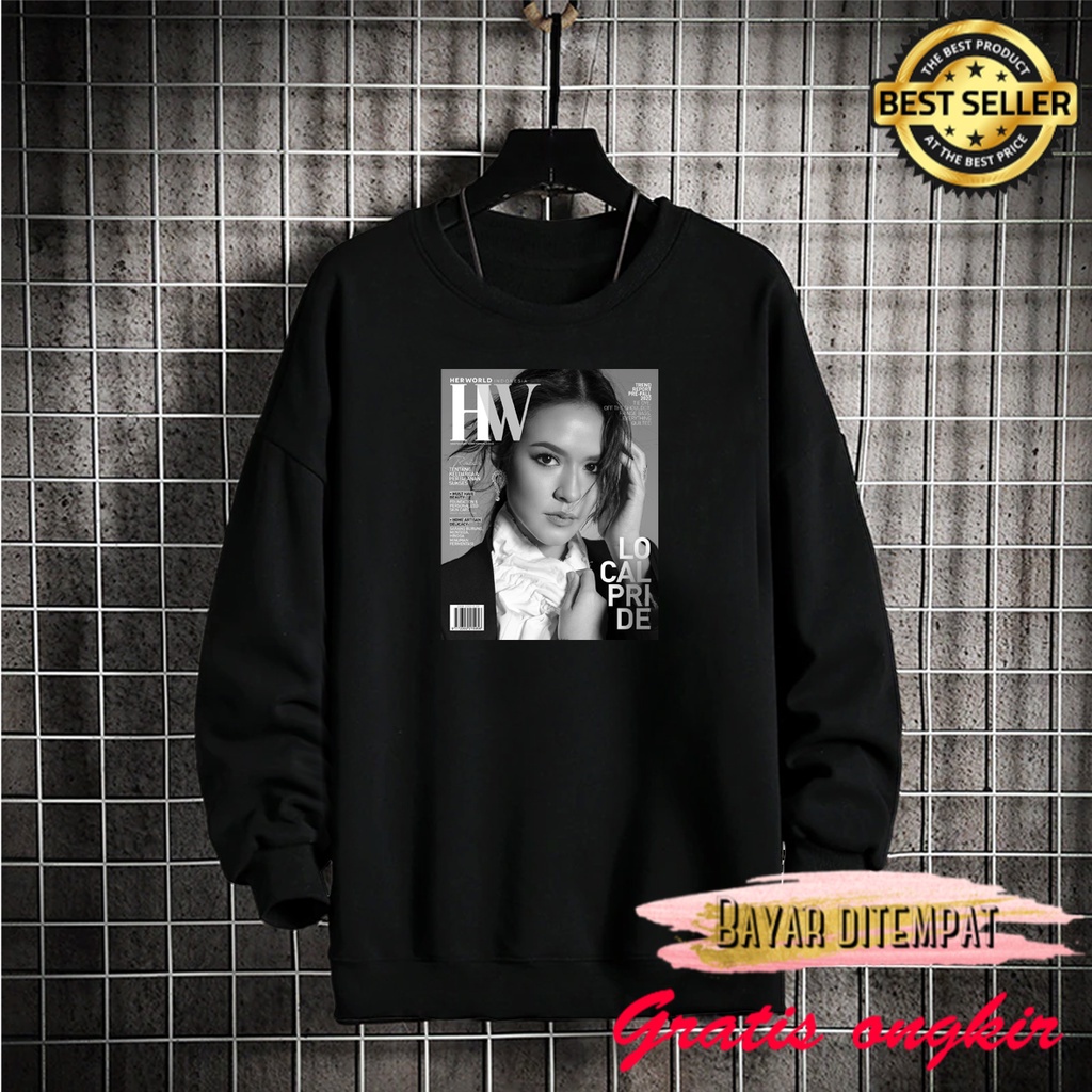 Sweater oversize pria RAISA baju sweter cowok distro Sidistro17 Xl XXL besar