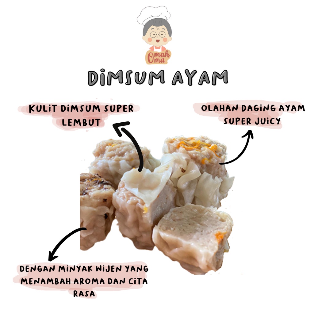 

Dimsum Ayam by Omah Oma | Healthy Frozen Food | FREE Chili Oil