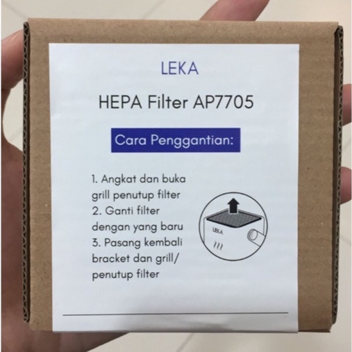 LEKA AP7705 Portable Air Purifier - Replacement HEPA Filter