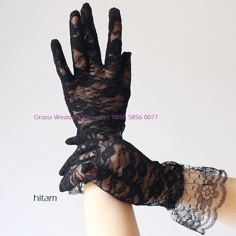 SR20 Sarung tangan pesta sarung tangan pengantin bridal gloves