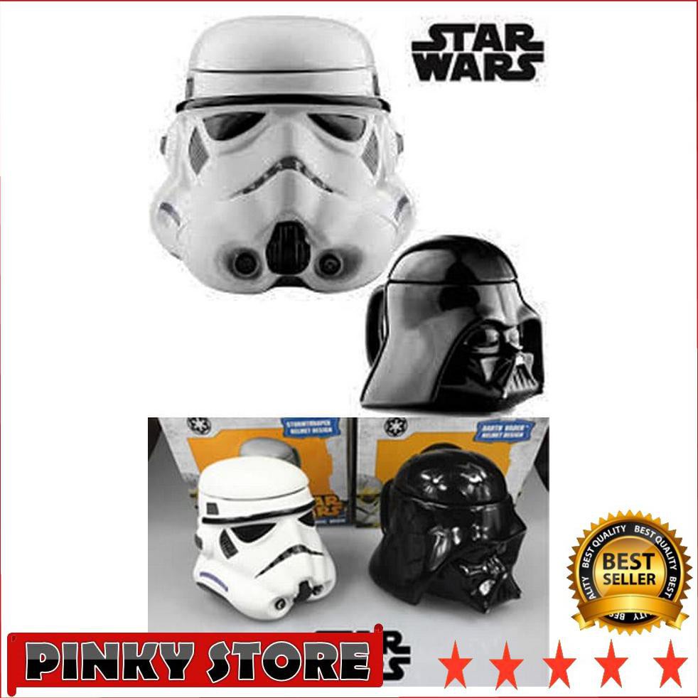 Mug Star Wars 3D Gelas Keramik Starwars Koleksi Aksesoris Film Fiksi