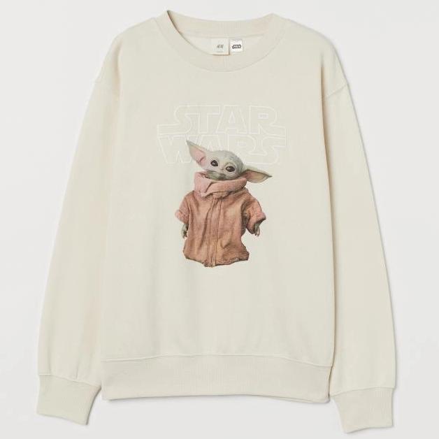 (BEST SELLER) CREWNECK H&M STARWARS BABY YODA