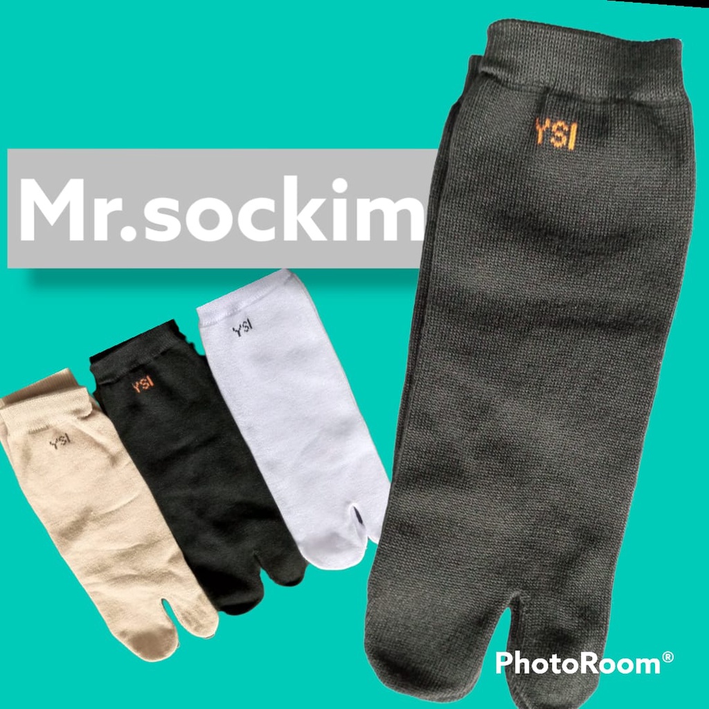 Kaos Kaki Jempol Pendek Wanita Mata Kaki Pria Polos YSI
