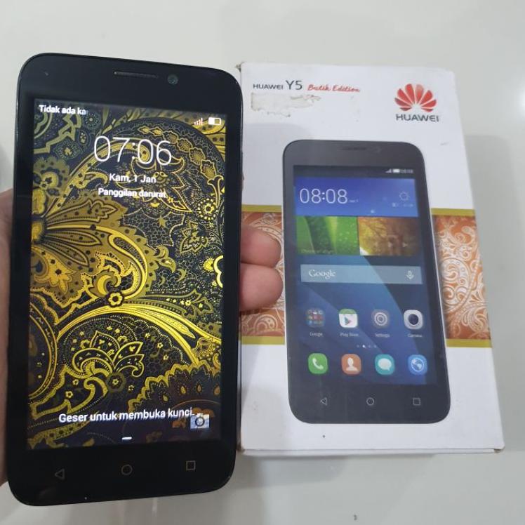 Barang Pilihan.. 2ND Handphone Android Huawei Y5 Batik Wifi Only