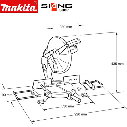 Makita LS 1440 / LS1440 Mesin Kayu Plastik 14&quot;