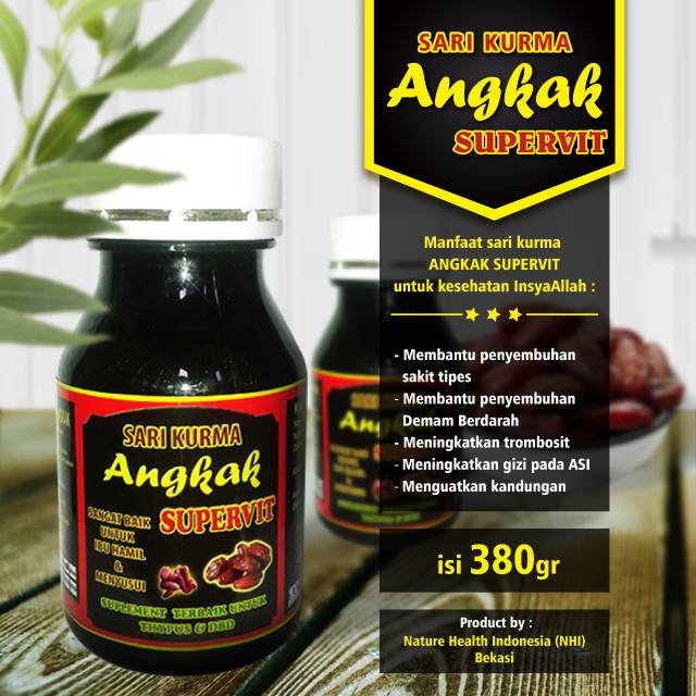 

SARI KURMA ANGKAK SUPERVIT UNTUK TIPES DBD PEMULIHAN