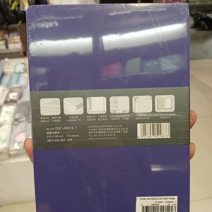 Front notebook D97 A501 purper