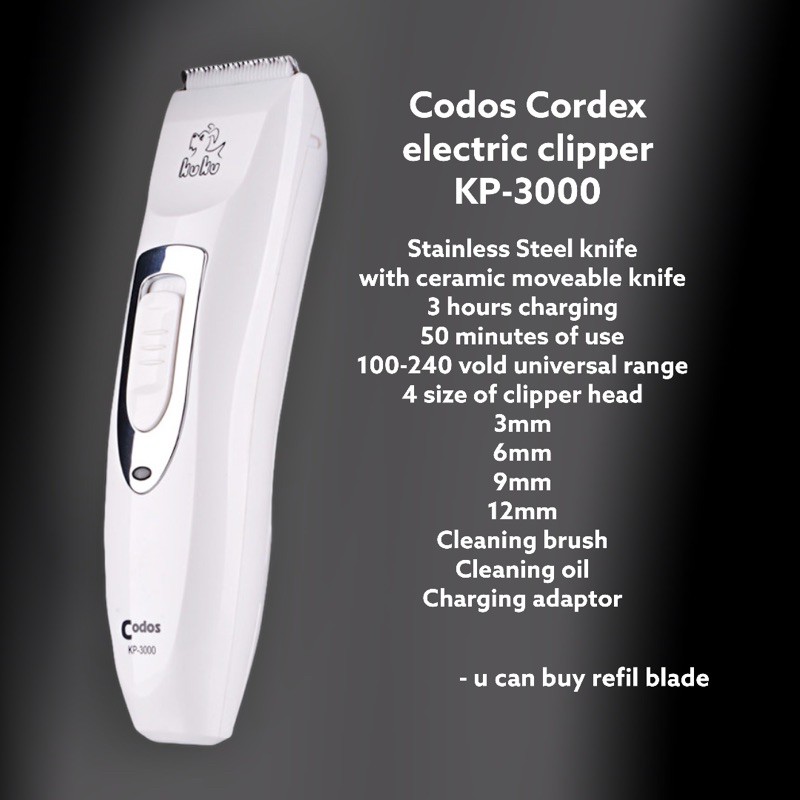 Codos clipper set KP3000