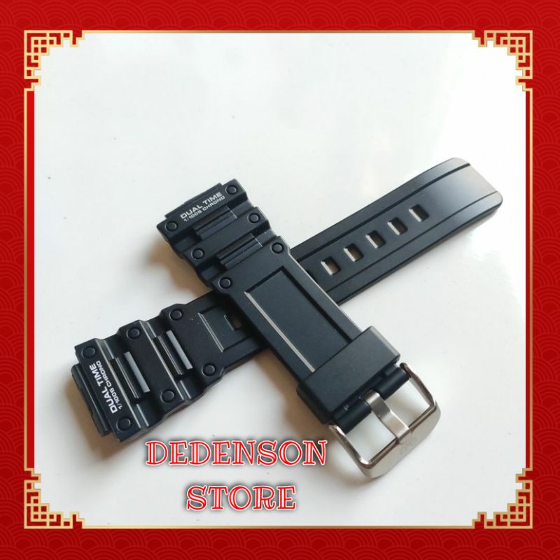STRAP TALI JAM TANGAN RUBBER Q&Q M144 M-144 ORIGINAL