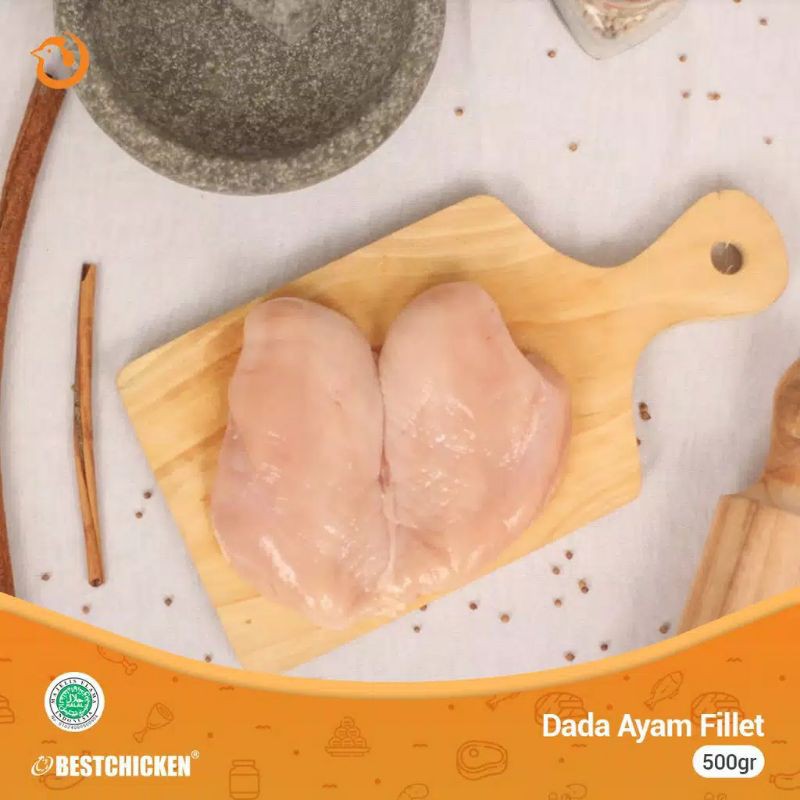 

Fillet Dada Ayam Best Chicken 500 gram - Boneless Skinless Breast