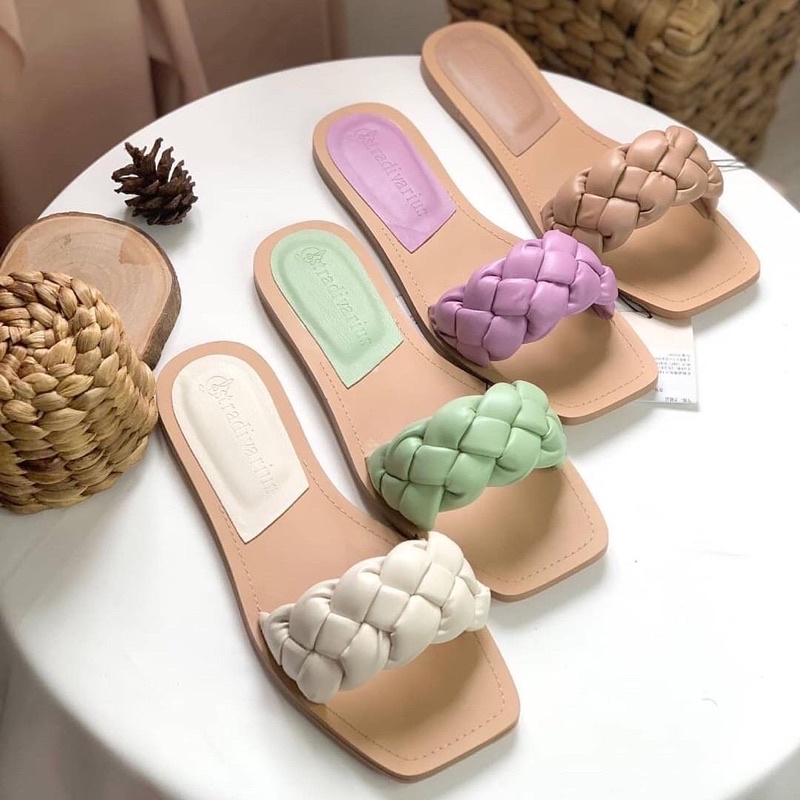 Sandal wanita Stradivarius-011