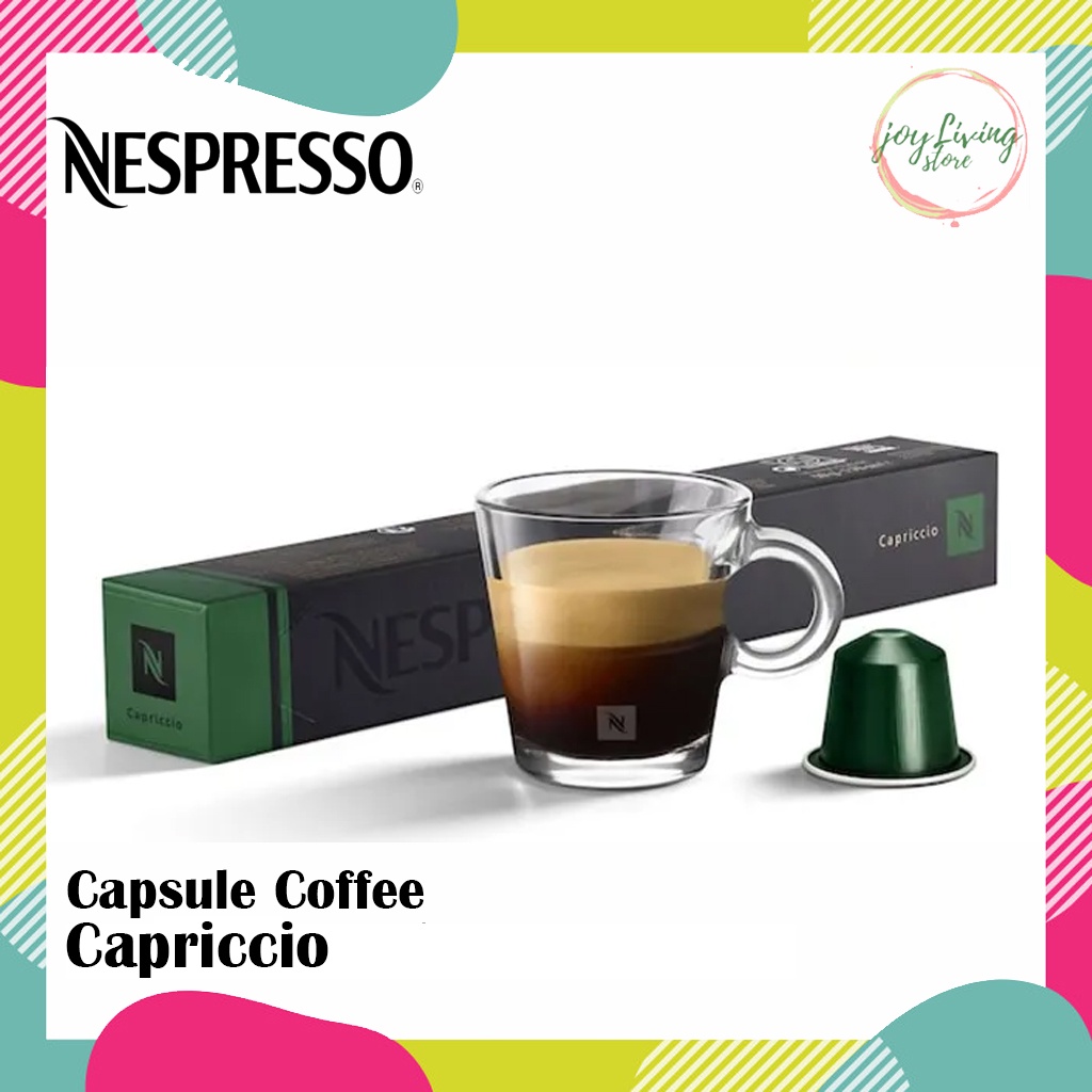 Capsule Nespresso Capriccio Original Nestle 1 Pack - Coffee Espresso Kopi Kapsul Expired Panjang