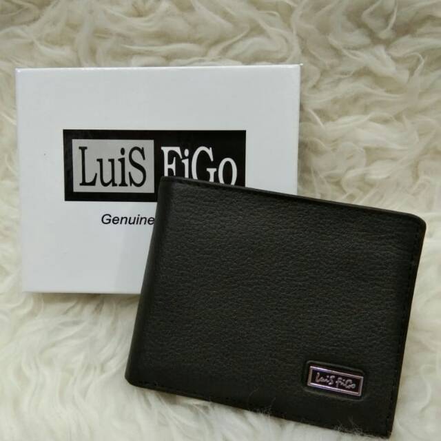 Dompet pria kulit asli np Luis figo lipat biasa
