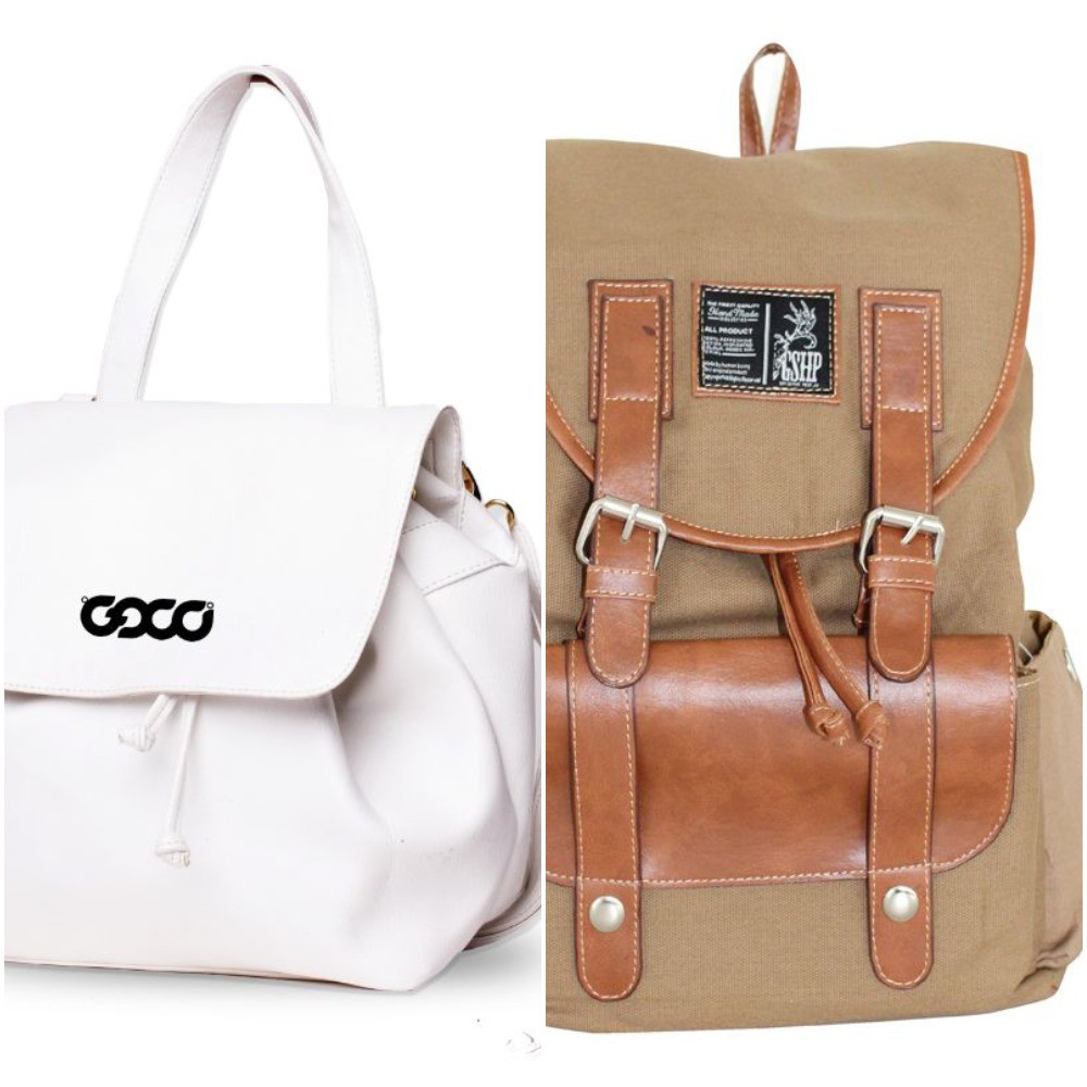 Tas Backpack Sporty Fashion Wanita - Premium Quality - BLY (COMB)